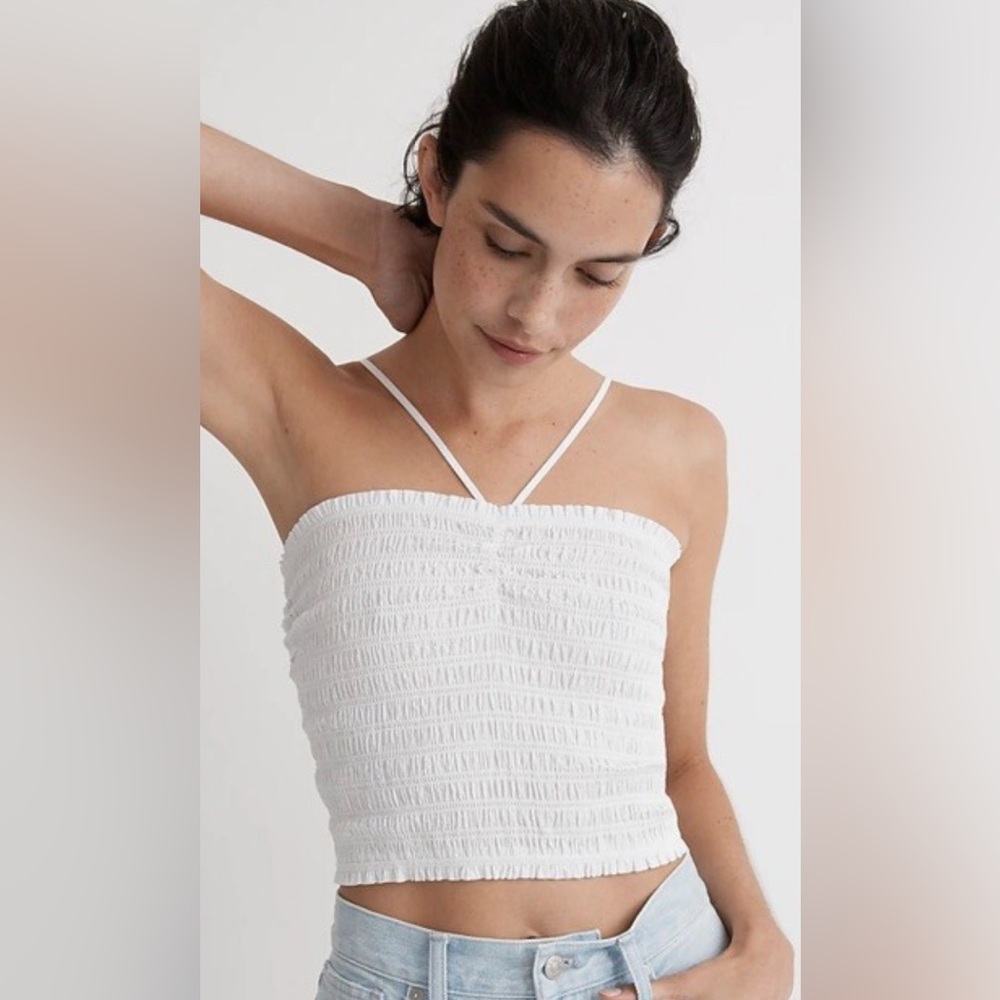 Madewell‎ NWT Lexi Crinkle Poplin Camisole Top
